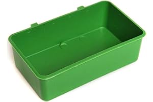 DONKIVVY Baignoire pour oiseaux à suspendre, accessoire pour cage à oiseaux, perroquet, perruche, cacatoès