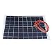 Produktbild fggfgjg 30W 12V Flexible Solar Panel with Alligator Clip Cable Portable for RV Boat(Black)