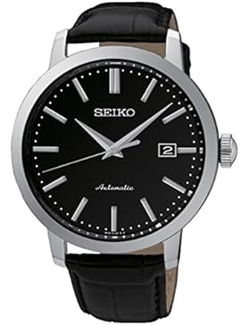Seiko Herrenuhr Analog Automatisch mit Lederarmband – SRPA27K1