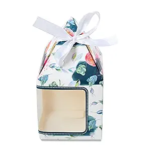 LINE N CURVES Fancy Kids Gift Packaging Boxes, Chocolate Hamper, Cup Cake, Cookies, Muffins, Brownie, Candy Storage, Cute Paper Box (Pack of 40)