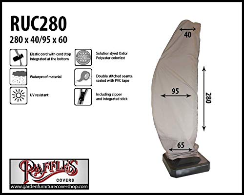 ruc280 Housse de protection pour parasol déporté, Easy Sun, Lunettes de Arden modèle