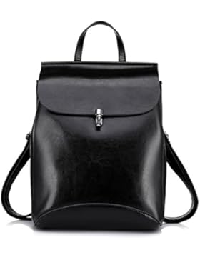 Realer Echtleder Rucksäcke Satchel Frauen Schultertasche Frühling Mode Leder Geldbörsen