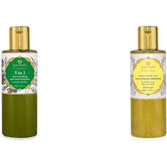 Just Herbs Ayurvedic 8 in 1 Root Nourishing Amla Neem S...