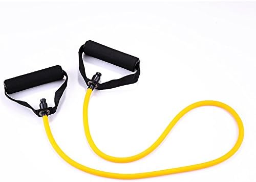 Strength Training Equipment Yoga Latex Rally Cord Fitness Rope LNAG , yellow
