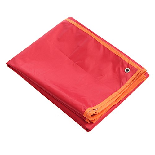 Preisvergleich Produktbild LaDicha 220X150Cm Wasserdicht Camping Schutz Sonnenschirm Überdachung Ourtdoor Strandzelt Abdeckung Picknick Matte - Rot