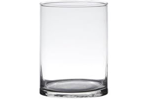 Glasvase Zylinder H: 15cm D: 12cm Dekoglas Hakbijl