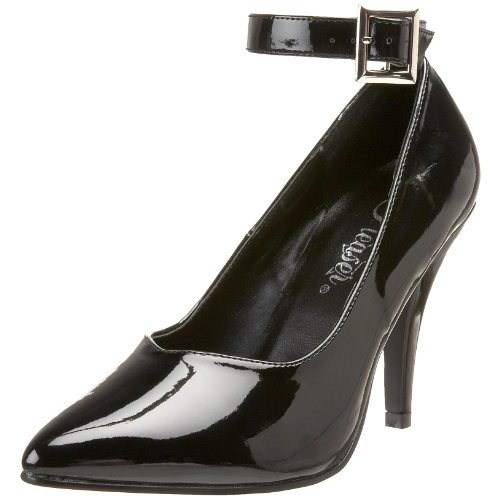 Pleaser Pink Label Women?s Dream-431 Closed-Toe Heels, Black (Blk Pat), 8 41 EU