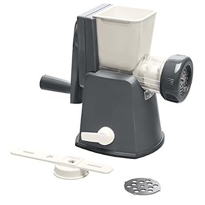 Lurch 200500 Base&Soul Hachoir Plastique/Acier Inoxydable Gris/Blanc 20 x 15 x 10 cm