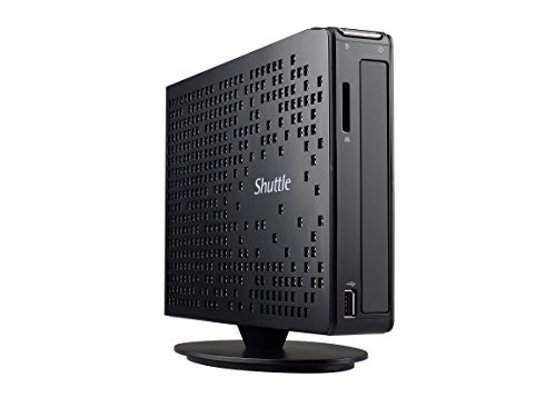 SHUTTLE Barebone XPC slim XS35V5 Pro Celeron N3050 1X DDR3L 1333 1XSATA/SSD ODD HD GPU Cardreader VGA HDMI DP USB2/3 1xRJ45 schwarz - 9
