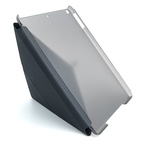 Energmix Hardcase mit Standfunktion Cover Hülle für iPad Air Backcover klappbar „Triangle“ Dreieck Schwarz - 3
