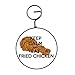 Price comparison product image KEEP CALM AND EAT FRIED CHICKEN Key Ring Bottle opener keyring Button 58mm