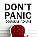 Price comparison product image Dont Panic Douglas Adams Decal Wall Vinyl Sticker Family Kids Room Mural Decor Motivation Love Home Family Hitchhikers Guide Wall Art