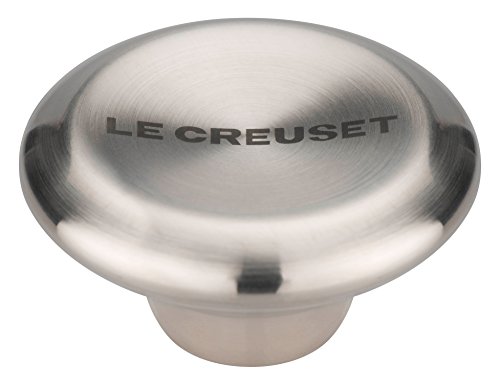 Le Creuset Deckelknopf-Ersatz aus Edelstahl für Gusseisen Signature 57 mm, 5,7 x 5,7 x 3 cm