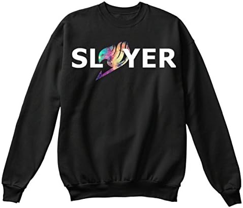 FAIRY TAIL DRAGON SLAYER LOGO Sweatshirt - M - Jet Black - Standard Unisex Sweatshirt