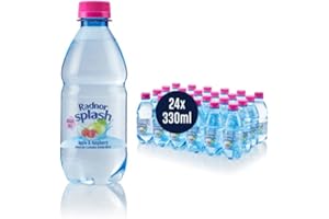 RADNOR HILLS Radnor Splash Sparkling Apple and Raspberry 24x330ml Sugar Free Flavoured Water Multipack