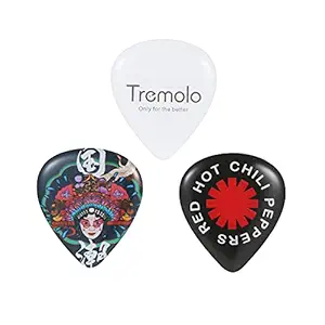 TNIU 3Pcs Guitar Picks Musical Instrument Accessories for Electric Guitar Bass (Heavy)