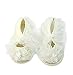 niceEshop(TM) Baby Girl Lace Trim Lace-up Prewalker Non-slip Shoes