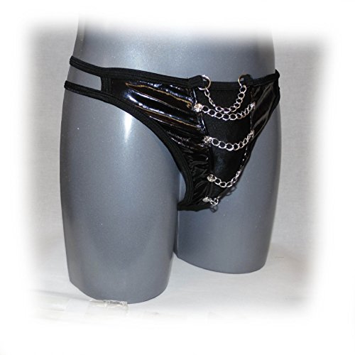 Preisvergleich Produktbild Lack String mit Ketten Thong Men M - L 1310