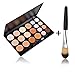 LEORX Face Contour Kit Highlighter Makeup Kit 20 Colour Cream Concealer Palette with Brush