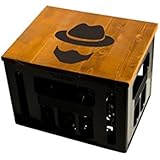 Geschenkidee Bierkastensitz Sitzauflage Hocker mit Motiv SayMyName