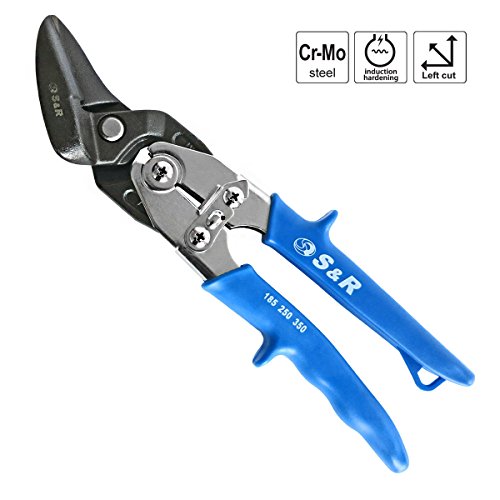 S&R Blechschere / Hochleistungsschere Ideal-Serie, stark und wendig. Linksschnitt 260mm - 2