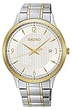 Seiko Herren Analog Quarz Uhr mit Edelstahl Armband SGEH82P1