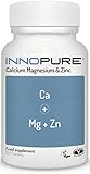Calcium, Magnesium and Zinc, 120 Tablets (Mineral Supplement, for The Maintenance of Normal Bones, Teeth and Muscle Function, Vegan, Vegetarian Society Approved, Made in The UK)