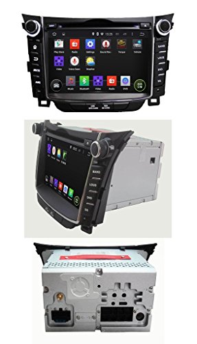 2 DIN 7 Pulgadas Coche Estéreo con GPS Navegación Android 5.1.1 Lollipop OS para Hyundai I30/Elantra GT 2011 2012 2013 2014 2015 2016,Dab+ Radio Pantalla Táctil Capacitiva