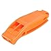 Price comparison product image Ezyoutdoor Survival Emergency Whistle Double Frequency for Training Exercise Outdoor Sports Hiking Survival Self Defense (orange)