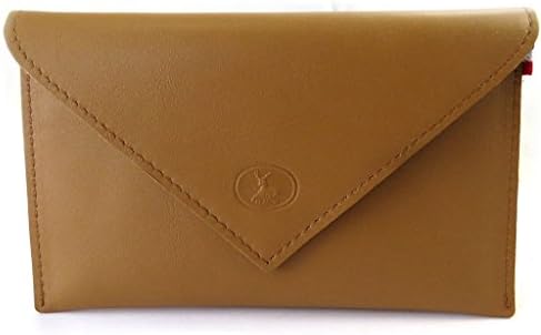 Leather door car papers 'Frandi'camel bicolor (slim).
