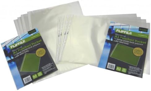 Flipfile A3 Punched Pockets Portrait 100% Recycled