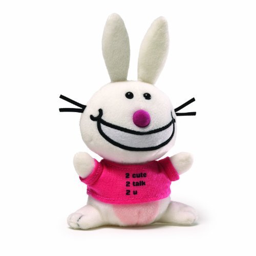 It's Happy Bunny Beanbag - 2 Cute 2 Talk 2 U by Happy Bunny