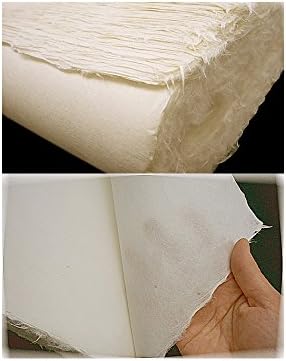 NaRaOn HanJi [3 Pcs] Korean Traditional Mulberry Paper Hanji Handmade Unbleached Pale Yellow Single Layer 75 x 145cm