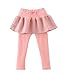 Warm Set of Leggings And Skirt Winter Baby Girl Double Skirt Leggings Pink 100cm