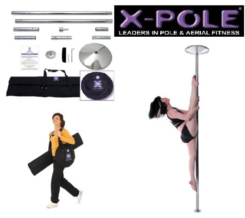 X Pole XPert 45mm Chrome – Static And Spinning – Professional Pole Dancing Kit - 4