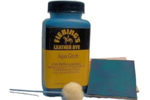FIEBING'S Fiebings Leather Dye 4oz / 118ml (Aqua Green) by