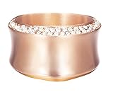 ESPRIT Damen-Ring Edelstahl Zirkonia crystal curve rose weiß ESRG12542C170