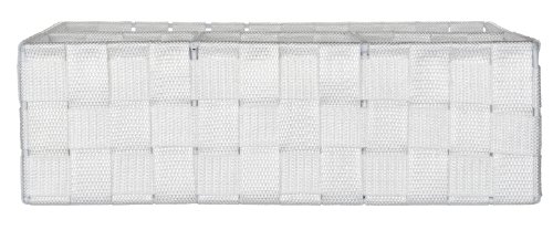 WENKO 20981100 Organizer Adria Weiß – Aufbewahrungsbox, 100 % Polypropylen, 32 x 10 x 32 cm, Weiß - 3
