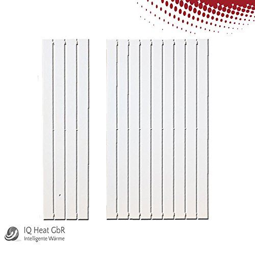 Preisvergleich Produktbild Design Paneelheizkörper einlagig weiss mit Mittelanschluss verschiedene Größen (1200 x 300)