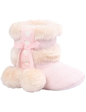 Auxma Für 0-18 Monate Baby Schuhe Baby-Winter-warme erste gehende Schuhe weiche Sole-Schnee-Aufladungen weiche...