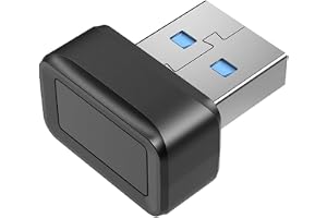 Uikdjgu USB Fingerprint Key Reader FIDO U2F Speedy Matching Security Key Hello Anti-Spoofing Fingerprint Reader Enkel Installation
