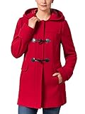von Pischl & Pischl Walbusch Damen Schurwoll Dufflecoat Pischl&Pischl in normalen Größen einfarbig Rot 44