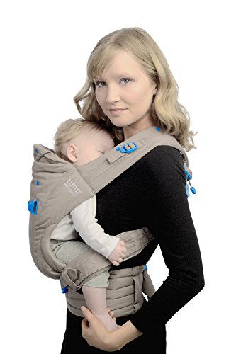 We Made Me Pao Papoose 3-in-1 Front and Back Baby Carrier (Pebble)