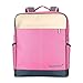 Generic Color Block Large Mummy Bag Backpack Shoulder Bag Baby Nappy Changing Diaper Bag - Pink RS.1750.00