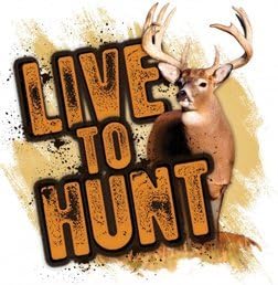 Live to Hunt Series Whitetail Decal