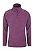 Produktbild Mountain Warehouse Snowdon Fleecejacke für Damen - Pillingfrei, leichter Sweater, halber Reißverschluss, atmungsaktiv, schnelltrocknend - Für Wandern, Reisen Traube DE 38 (EU 40)