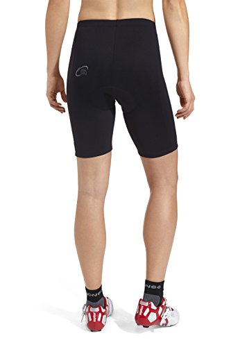 GONSO Radhose Mona V2 aus 90% PA 10% EL für Damen, gepolsterte Fahrradhose/ Bermuda/ Shorts mit Bundgummi, formbeständig, Innentasche - 4