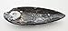 Produktbild Boat Shape Carved Black Dish / Soap Holder / Desk Tidy with Ammonoids and Orthoceras Fossils throughout from Paleozoic Period 400million years- 15 Cm by Moroccan Fossils