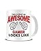 Produktbild Funky NE Ltd Keramik-Kaffeebecher mit Aufschrift "This is What an Awesome Gamer Looks Like"