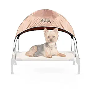 K&H Pet Products Pet Cot Canopy, Tan, Small